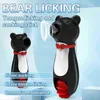 Sex toys masager Vibrating spear Nxy Vibrators 's New Licking Bear Second Sucking Vagina and Egg Tongue Female Masturbation Device 0104 BY87 U5Y5