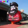 Giant 5m inflatable pirate cartoon inflatable viking Captain Character for amusement park advertising