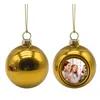 2023 Christmas Ball OrnamensSublimation Ball Kerst ornamenten voor sublimatie -inktoverdracht Afdrukken Heat Press DIY Geschenken FY3994 B1103