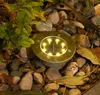 8 LED Outdoor Solar Underground Lamps Floor Buried Lamp Waterproof Landscape Garden Path Way Underground Decking Light