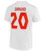 كأس العالم 2022 جيرسي كندا لكرة القدم الفانيلة المنزل بعيدا 3 أسود DAVIES DAVID المنتخب الوطني EVSTAQUIO HUTCHINSON LARIN CAVALLINI LARYEA MILLAR قمصان كرة القدم