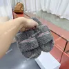 Designer Fur Slippers Luxury Brand Womens Winter Wool Slides Fluffy Furry Warm Letters Sandals Comfortable Fuzzy Girl Flip Flop Slipper