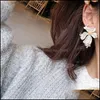 Stud Stud 2021 Fashion Women Vintage Jewelry Big Flower Earrings Metal Floral Statement Pendientes Brincos Girl Party Gifts Drop del Dhc0x