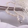 Choker Koreaanse mode barokke parelketting ketting voor vrouwen meisjes 2022 trend sieraden hart hanger bruidsbetrokkenheid