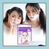 Andra hudv￥rdsverktyg 4D V Formmask Lyft Face Sp￤nning FￖRSLAG THINKEEK dubbel Chin Slim Hanging Ear Care Tool 6pcs Drop Deliv DHK69