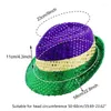 Bérets Cosplay Paillettes Chapeaux Lunettes Pour Hommes Carnaval Chapeau De Fête Noeud Papillon Modèle Afficher Outils Pour Adultes