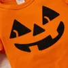 Set di abbigliamento Prowow Pumpkin Grimace Baby Costume di Halloween 4 pezzi nato BobysuitDress Set Festival Party Vestiti per ragazze Abiti per neonati 221103