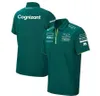 T-shirt F1 2021 New Team F1 Racing Terno de corrida curta T-shirt Transmissões de camisa pólo de pólo