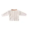 Jacken Herbst Winter Kleinkinder Gestrickte Outwear Kleine Jungen Mädchen Süßer Stil Einfarbig Langarm Einreiher Strickjacke Casual Top