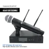 UHF Professionele prestaties QLXD4 Wireless Microphone System met QLX SM58LC handheld zender voor live vocalen karaoke -podium