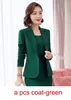 Arbetskl￤nningar Izicfly Spring Summer Elegant Style Casual Office Wear for Women Jacka Business Uniforms Blazer Dress Suit Work-1 Piece