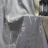 Curtain 2022 Chinese Light Luxury Gold Luster Bamboo Leaf Jacquard Blackout Curtains For Living Room Bedroom Finished Product