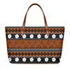 Borsoni Cumagical Women Hawaii Flower Polynesian Tribal Print Borsa a tracolla casual dorata Arrivi Borsa tote ecologica