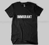 Listy imigrantowe Drukuj Kobiety T Shirt Casual Funny For Lady Top Tee Tumblr Hipster