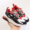 OG New 270 React Kids Shoes Bauhaus TD Boy Girls Athletic Outdoor Black Hyper Bright Violet Toddler Children Sneakers with S8705325