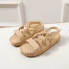 2024 Designer Sandals Women Slipper Fashion Shoes Velcro Slides Crystal Lambskin Sandal TPU Rubber Slippers Two Adjustable Straps Slide With box d8