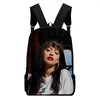 Backpack Bag Selena Quintanilla Sakura Women Men Laptop Primary Middle School Students Large Capacity Schoolbag Bac