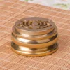 Fragrance Lamps 6pcs Pure Copper Lotus Type Incense Seal Burner For Incense/encens /incienso /Aroma Compilation