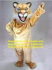 Brown Cougar Leopard Panther Pard Mascot Animal Costume Adult Cartoon Charakter album obrazu Anime Kostiumy ZZ7711