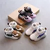 Sneakers maluch moda buty dla dzieci dla dziewcząt i chłopców jesienne buty pu skórzane mieszkanie dla niemowląt 1 10Y Rozmiar 21 30 Biały 221102