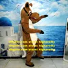 Brown Donkey Horse Pony Steed Courser Mascot Costume Adult Cartoon Character Corporate Communications Cartoon Props zz8006