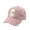 Ball Caps bestickt C Designer New Cap Celin Brief Baseballmütze weibliche Lamm Kaschmir Herbst und Winter verdickte warme Entenzunge