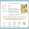 Autres outils de soins de la peau 24K Gold Collagène Sérum pour le visage Réapprovisionnement Hydrater Rétrécir les pores Éclaircir Soins de la peau Raffermissant Essence du visage Dr Dhzne