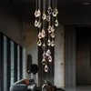 Kronleuchter Luxus Diamant Kristall Kronleuchter Für Treppe Große Wohnzimmer Halle Beleuchtung Gold Home Deocr Led Cristal Lampen