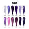 Nail Polish Purple Solid Colors Gel 15ML Soak Off UV LED For Nails Manicure High-quality Semi Permanent Lacquer Art