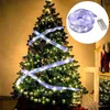 크리스마스 장식 4 미터 40 LED 4 M Double Light Light String Ribbon Bow Tree 장식 장신구 연도 2023 년