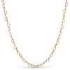 Kedjor 925 Sterling Silver Rose Gold Joinine Hearts Pärled Chain Necklace Fashion Pärla Trendiga DIY -smycken