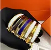 Classic Brand Design Charm Bangle Bracelets Cuff Bracelet Stainless Steel Bangles Bracelet Thin 8 MM for Women Girls Men Boys Girl263G