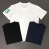 T-shirts pour hommes T-shirt classique brodé malaisien à manches courtes en coton décontracté col rond 3 lettres sport confortable