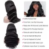 13x4 Body Wave Spets Front Wig Pre Plucked HD Transparent spetsar H￥rh￥r peruk f￶r kvinnor Remy
