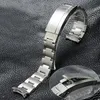 Accessoires de montre, Bracelet pour fantôme d'eau vert noir GMT, sous-bande en acier massif, boucle de réglage fin, 20 21MM, bandes 311f