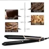 Hair Curlers Straighteners 2 in 1 curler Infrared Electric Flat Iron Negative Ion Smooth Curling Brush LED Display W221101