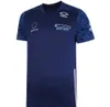 F1 T-shirt corrida terno 2021 nova equipe masculina de manga curta lapela polo camisa macacão de carro equipe de Fórmula 1 personalizado feito com o mesmo estilo