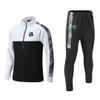 U.S. Sassuolo Calcio Herren-Trainingsanzüge, Winter-Outdoor-Sport, warme Kleidung, lässiges Sweatshirt, durchgehender Reißverschluss, langärmeliger Sportanzug