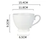 Schüsseln Retro Hafermilch Tasse Home Frühstück Keramikbecher große Kapazität Kaffee mit Boutique einfachen Stil