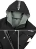 Men's Trench Coats Plus Size Men's Long Trench Coat 2021 New Streetwear Fashion Printed Black Green Windbreaker Men Hooded Casual Jacket 8XL T221102