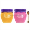 Other Skin Care Tools Repairing Moisturizing Lip Care Balm Honey Sakura Nourishing Essential Extract Mask For Day And Night Drop Del Dh6Xk