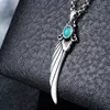 Collane a ciondolo NY Collana vintage Takahashi Goro Feather's Feather's Gioielli per uomini Accoppiati Women Women