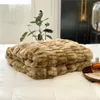 Coperte Coperta in finta pelliccia Coperta in peluche Per il tempo libero Morbida e comoda Autunno Inverno Caldo Tinta unita Per uso domestico Divano da viaggio Decorazioni Siesta Getta