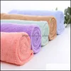 Capas de chuveiro Microfiber Hair Toalha Capas de banho femininas coral l￣ super absorvente cabelos secos r￡pidos secagem de turbante