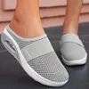 Sandaler mode sommarplattform tofflor utomhus casual flip flops kil kvinnor lägenheter mesh skor kvinnliga bilder