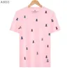 Hommes et femmes T-shirt American Summer French Designer Wrinkle Shrinkage Wool Ball Cotton Print Decal Letters Fashion Starbucks White Channel Tees M-3XL