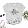 Mulheres de flores da cabe￧a de maconha tshirts tops casual engra￧ado camiseta para lady top tee hipster 6