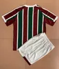 반바지 22 23 Fluminense 축구 유니폼 소년 세트 2022 2023 Martins Trindade PH Ganso Nathan Child Football Shirt Nino