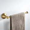 Toalhas Acess￳rios de banheiro de bronze Conjuntos de acess￳rios de banheiro antigo papel higi￪nico de papel higi￪nico montado em lat￣o