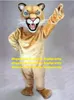 Brown Cougar Leopard Panther Pard Animal Mascot Kostuum volwassen stripfiguur Album van schilderij Anime kostuums ZZ7711